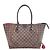 Bolso Louis Vuitton Damier Caissa Tote MM Castaño