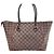 Bolso Louis Vuitton Damier Caissa Tote MM Castaño - vista 3