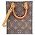 Borsa a Spalla Louis Vuitton Petite Sac Plamini Marrone