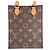 Borsa a Spalla Louis Vuitton Petite Sac Plamini Marrone - vista 2