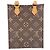 Borsa a Spalla Louis Vuitton Petite Sac Plamini Marrone - vista 3