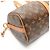 Borsa a tracolla Louis Vuitton Needle Bag Monogram marrone - vista 5