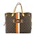 Borsa Tote Louis Vuitton Neverfull GM Marrone - vista 2