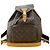 Zaino Montsouris GM Louis Vuitton Marrone