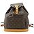 Zaino Montsouris GM Louis Vuitton Marrone - vista 2