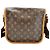 Borsa a Spalla Louis Vuitton Messenger Bosphore PM Marrone - vista 3
