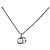 Collana GUCCI Interlocking in oro bianco 18K D'oro