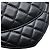 Borsa a tracolla Chanel Matelassé in agnello Nero - vista 9