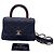 Borsa Chanel Mini Coco Handle in pelle nera Nero