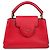 Borsa a tracolla Louis Vuitton Capucines BB in pelle Taurillon Rosso - vista 16