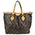 Borsa a Spalla Louis Vuitton Palermo PM Monogram Marrone - vista 3