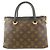 Borsa Louis Vuitton Monogram Pallas BB Marrone Nero - vista 2