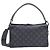 Bolsa de ombro Louis Vuitton Monogram Eclipse Seoul Trunk EW Preto