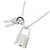 Collana Pendentif Lockit Louis Vuitton - vista 4