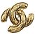 Spilla Chanel Vintage Gold Plated Coco Mark D'oro