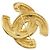 Spilla Chanel Vintage Gold Plated Coco Mark D'oro - vista 2