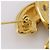Spilla Chanel Vintage Gold Plated Coco Mark D'oro - vista 6