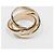Anello Trinity di Cartier in oro 18K D'oro - vista 3