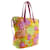 Prada Floral Pattern 2-Way Tote Bag Pink  - Ansicht 3