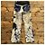 Vaqueros Estampados Roberto Cavalli Napoleón Castaño Negro Blanco Azul - vista 2