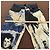 Vaqueros Estampados Roberto Cavalli Napoleón Castaño Negro Blanco Azul - vista 6
