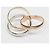 Anello Cartier Trinity in oro 18K rosa bianco e giallo D'oro - vista 7