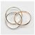 Anello Cartier Trinity in oro 18K rosa bianco e giallo D'oro - vista 8