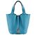 Hermès Hermes Picotin Lock 18 PM Handtasche Blau Grün