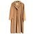 Max Mara Abrigo largo de lana y cachemira camel Camello