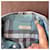 Burberry Brit Camicia in cotone Nova Check Bianco Blu Grigio  - vista 3