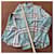 Burberry Brit Camicia in cotone Nova Check Bianco Blu Grigio  - vista 7