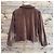 Fendi Blazer Vintage in Velluto di Cotone Marrone - vista 2