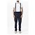 visvim Pantaloni Travailler Braces Blu Scuro - vista 3