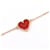 Bracelet Sweet Heart en Cornaline Van Cleef & Arpels Rouge Doré  - vue 5