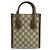 Gucci 671623 92TCG Borsa Marrone Beige - vista 2