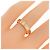 Anello Mini Love di Cartier in oro rosa - vista 4