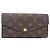 Cartera Sarah Monogram Louis Vuitton Castaño Rosa