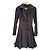 Autre Marque Class Roberto Cavalli Vestido Trench de Mezcla de Algodón Negro