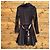 Autre Marque Class Roberto Cavalli Vestido Trench de Mezcla de Algodón Negro - vista 2