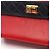 Borsa a Spalla Chanel Matelassé Bicolor Turnlock Rosso Blu navy - vista 11