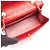 Borsa a Spalla Chanel Matelassé Bicolor Turnlock Rosso Blu navy - vista 3