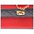 Borsa a Spalla Chanel Matelassé Bicolor Turnlock Rosso Blu navy - vista 8