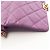 Borsa a tracolla Chanel Matelassé Small Flap viola Porpora - vista 7