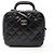 Timeless Borsa a tracolla Chanel Matelassé con manico superiore Nero