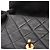 Borsa a Spalla Chanel Matelassé Diana Flap Nero - vista 7