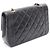 Borsa a Spalla Chanel Matelassé Diana Flap Nero - vista 2