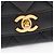Borsa a Spalla Chanel Matelassé Diana Flap Nero - vista 7