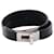 Hermès Pulseira Hermes Kelly Double Tour Preto Prata  - vista 1