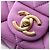 Borsa Chanel Matelassé in pelle viola Porpora - vista 9