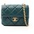 Borsa a tracolla Chanel Matelassé verde